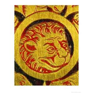  A Lions Head Giclee Poster Print by Nicholas of Verdun 