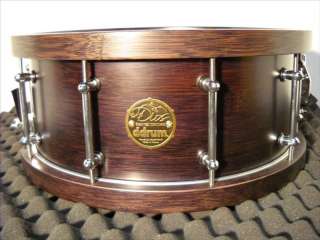 ddrum Dios Natural Bamboo Snare Drum with Bamboo Hoops. Bamboo shells 