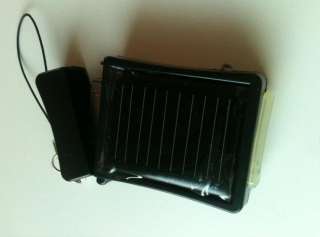 Solar battery charger and Solar energy for iPhone,iPad, iPod, BLACK 