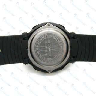 New Solar Dual Power Digital LED Waterproof Wrist Watch  