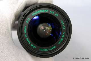 Quantaray 28 80mm F3.5 5.6 lens AF Minolta Sony Alpha  