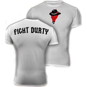   MMA White Rash Guard Short Sleeve Shirt (SizeXL)