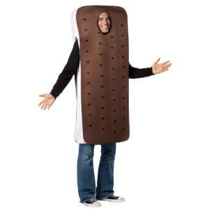 Lets Party By Rasta Imposta Ice Cream Sandwich Adult Costume / Brown 