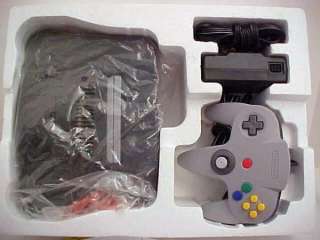 N64 STAR WARS SYSTEM IN BOX MINT W/PAPERS&RED PAK AND STAR WARS GAME 