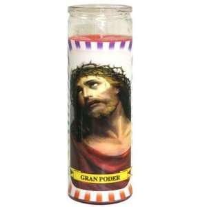  Religious Candle Gran Poder Case Pack 12   715533 Patio 