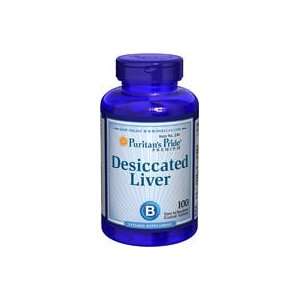  Desiccated Liver with B 12 and B 1 680 mg 100 Tablets 