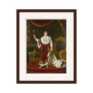  Of Napoleon 17691821 In His Coronation Robes 1811 Framed Giclee Print