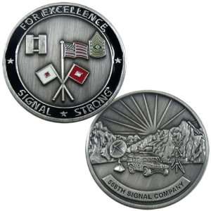  558th Signal Company Challenge Coin 
