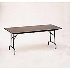  Melamine Top Folding Tables   Fixed Height   60 Round x 