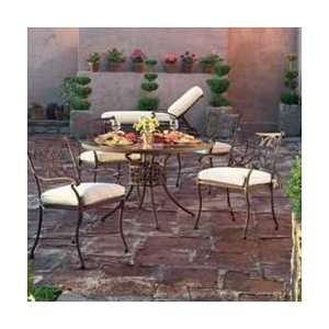  Top Dining Groups   48 Round Dining Table with 2 Dining Arm Chairs 