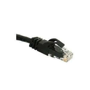   MHZ SNAGLESS PATCH CABLE BLACK For Hubs Switches Routers Electronics