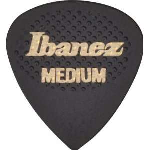  Ibanez Black and White Rubber Grip Wizard Picks 6 Pack 