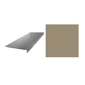 FLEXCO 6 Pack Cappuccino Rubber Square Nose Stair Tread 5480000P065 