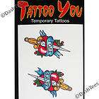 TEMPORARY FAKE TATTOO CELTIC TRIBAL GHOST FLAMES BLADES items in Dash 