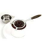 Norpro Decorative Tea Strainer With Cup NEW 028901055257  