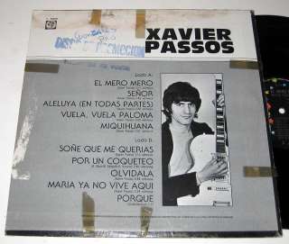 XAVIER PASSOS El Mero Mero TREBOL VG++/NM  SAMPLE  