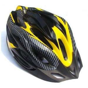   bicycle bike adult mens safety helmet carbon yellow