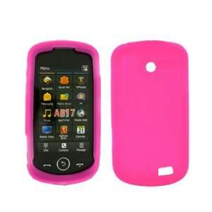  Samsung A817 Solstice 2 Silicone Skin Case   Hot Pink 