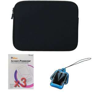 LCD Screen Protector + Cleaner Strap for HP TouchPad Tablet ; Samsung 