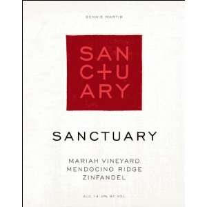  2007 Sanctuary Mariah Vineyard Mendocino Ridge Zinfandel 