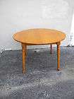 QUEEN ANNE LEGS CHERRY DINING/DINETTE TABLE + 2 LEAVES