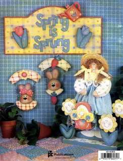 Tole painting pattern book BLOOMIN BUNNIES. Softcover, 34 pages 
