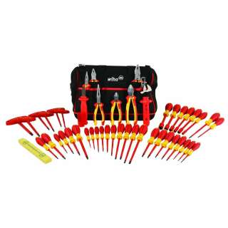   Compact 48 Piece Professional Electricians Insulated Tool Set/32874