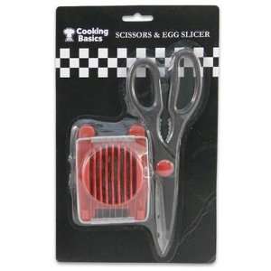   Egg Slicer and Shears, 2 Piece Assorted Case Pack 48