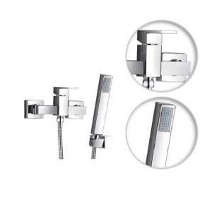 Contemporary Tub Shower Faucet with Hand Shower