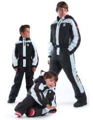 Nebulus Ski Suit Snowland, Ski Overall, Children / Youth, Black And 