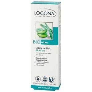    Dry & Sensitive Skin Care Aloe Night Cream Organic 1.35 oz Beauty