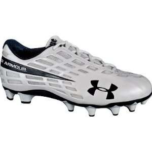   Wht/Nvy Football Cleats   Size 12   Molded Cleats