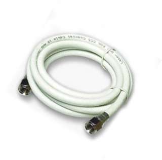 8Ft White Coaxial Cable For TV,CABLE,VCR,Satellite  