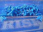 Game of RISK 1993 army set blue parts tokens complete 60 pcs & storage 