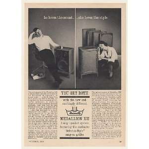  1960 University Medallion XII Speaker System Print Ad 