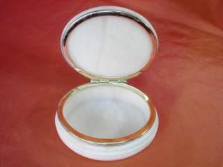 VINTAGE ITALIAN GENUINE ALABASTER JEWELRY BOX  