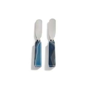  RabLabs Quadrado Spreaders, set of 2  Azure