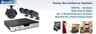 Channel CCTV Security LED Camera DVR Record System 846655003481 