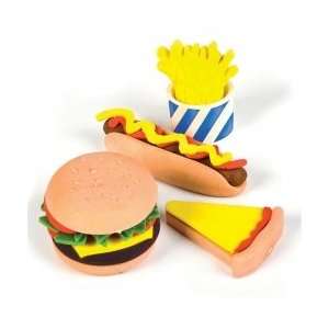  1 Fast Food Erasers(Pack Of 192)