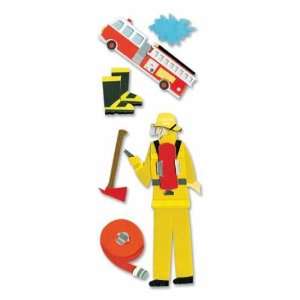  Of Jolees Dimensional Stickers, Firefighter Arts, Crafts & Sewing