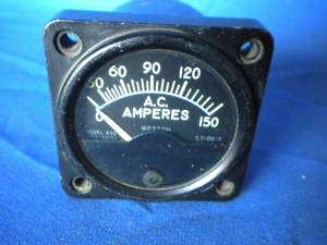 WESTON 0 150 AMP METER AC AMMETER MODEL 833  