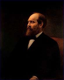 Official White House portrait of James Garfield