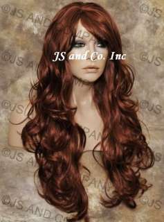 Super Luscious Layered Long Wavy Stunning Red wig  