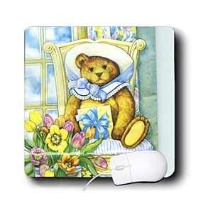  Florene Childrens Art   Teddy Bear On Chair   Mouse Pads Electronics