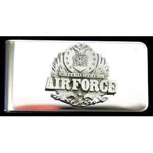  Air Force Falcons Sculpted Pewter Money Clip/Card Holder 