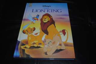   Lion King JUMBO Hardcover Book Walt Disney 1994 Mouse Works Classic