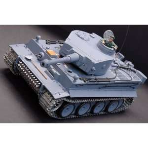   Tiger Air Soft RC Battle Tank (Upgrade Version w/ Metal Gear & Tracks
