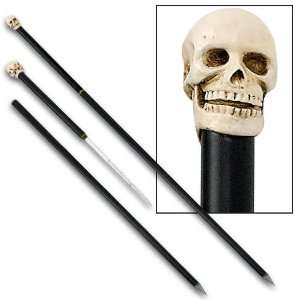  Wicked Skull Walking Staff Sword Cane