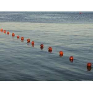  Denmark Red Safety Balls Floating on Water Surface 