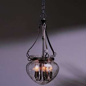  Acharn Foyer Pendant With Water Glass   Small by 